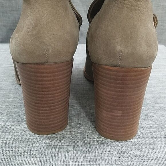 Kate Spade New York Lexy Heeled Boot, Beige double buckle Moto boot Women's 8.5 - Picture 7 of 11